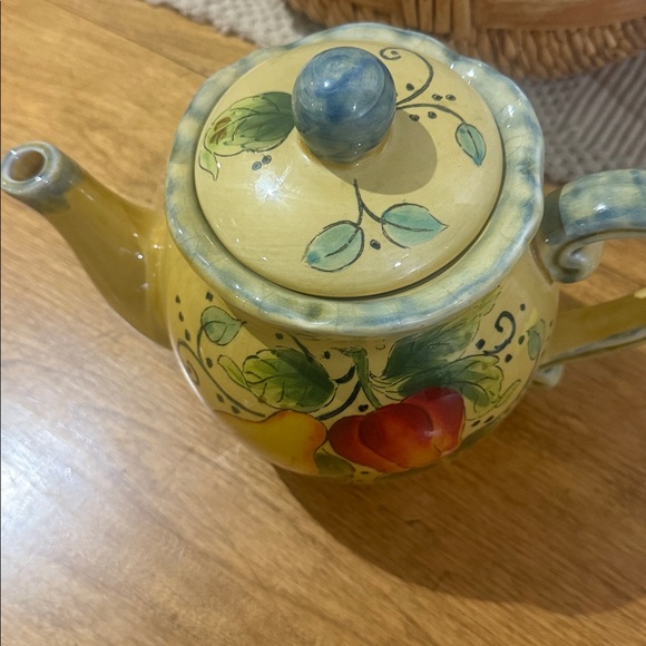 Colorful Fruit Design Teapot - Picture 2 of 7